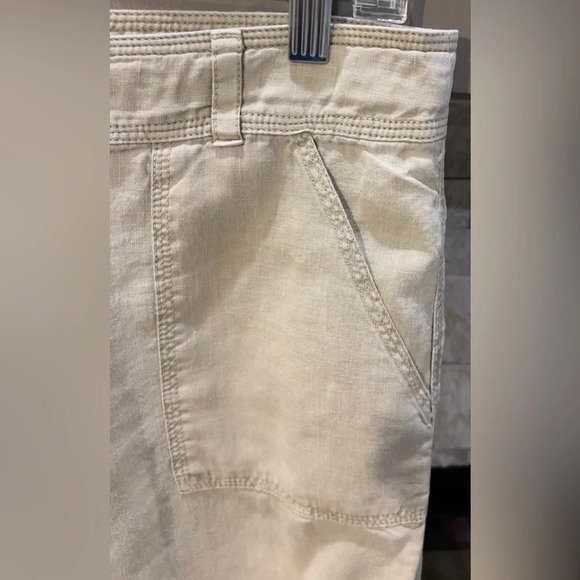 Tommy Bahama Aubrey Fit Size 6 Linen khaki pants - Picture 3 of 11